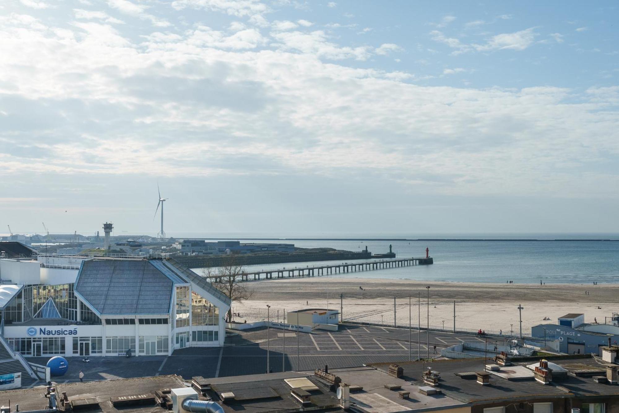 Superbe Vue Mer Face A Nausicaa Boulogne-sur-Mer Exterior foto
